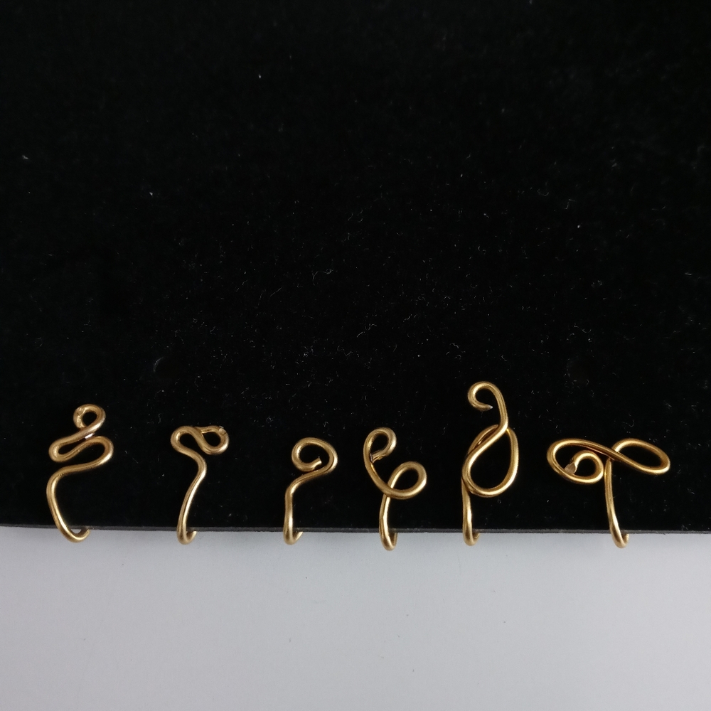 Nose ring cuffs